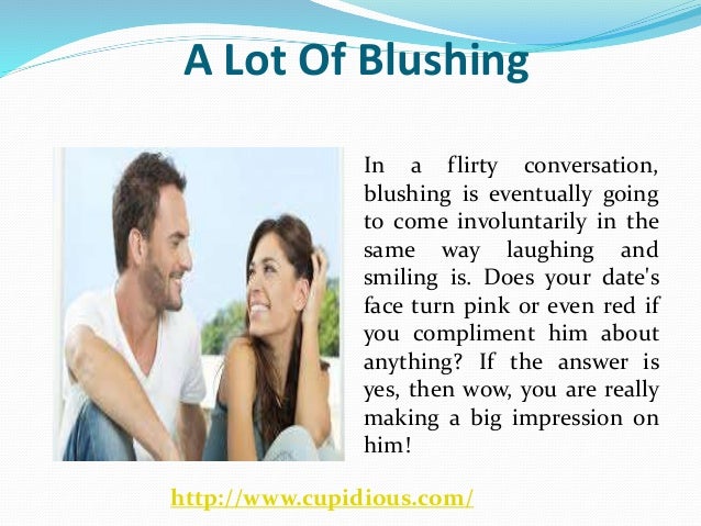 flirting signs of men: